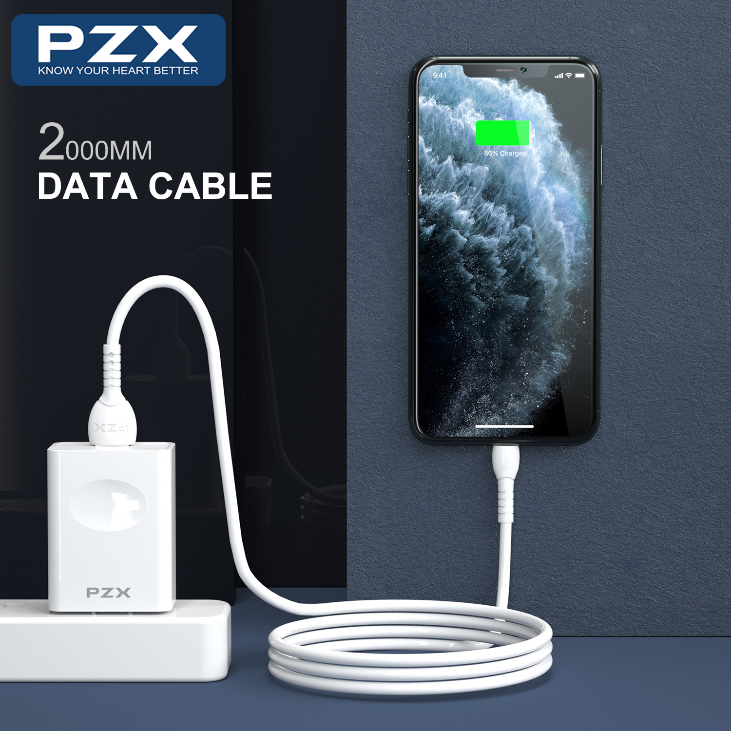 PZX V149s usb í usb-c 3A 2m